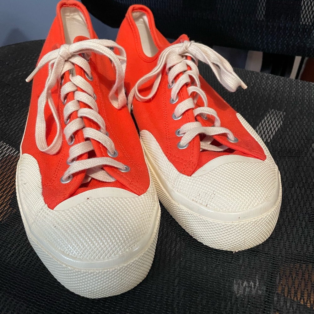 Superga Artifact Orange and White Men's Shoes